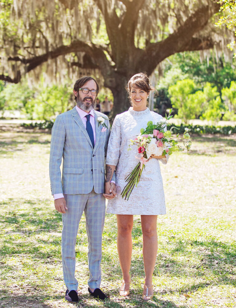 Fun + Colorful Vintage 60s Wedding in New Orleans