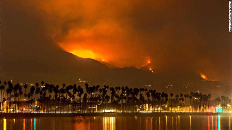 Fire engineer dies as California's Thomas Fire keeps burning