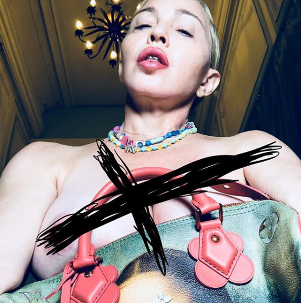 Tits madonna Madonna Tits