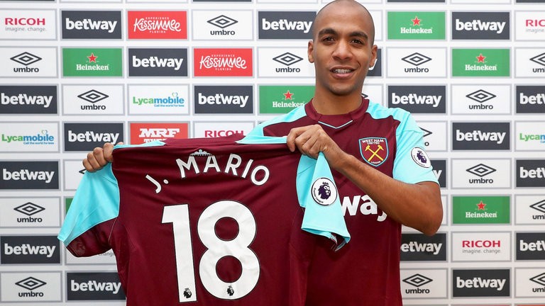 West Ham confirm Joao Mario loan deal from Inter Milan