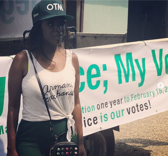 Photos: 2face and Annie Idibia lead campaign to mobilize for voters Registration