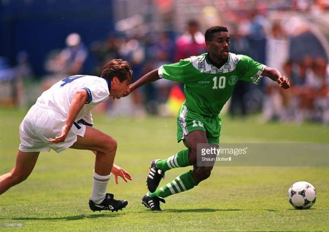Austin ‘Jay Jay’ Okocha Super Eagles great has the most dribbles of a World Cup game in 52 years