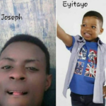 Little Eyitayo who went missing during the Otedola bridge fire incident, is yet to be found