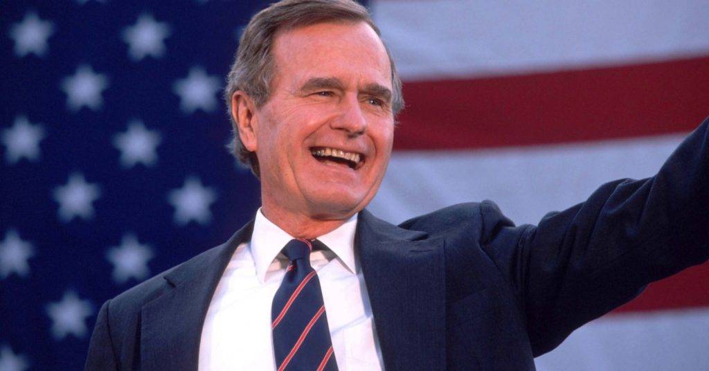 former president george hw bush who led the world out of the cold war dead at age 94