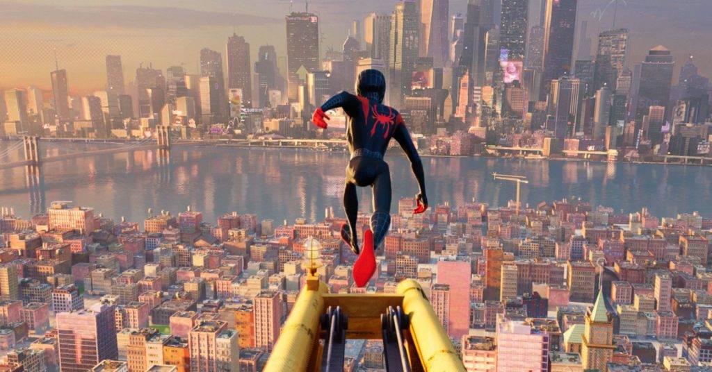 how sonys spider man into the spiderverse uses ar to put a new spin on the world famous hero