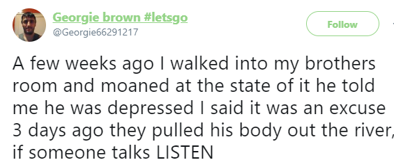 ”If someone talks, listen” – Man advises as his brother commits suicide days after he ignored his cry for help