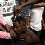 photos outrage as youths storm market in gboko benue and forcefully shaved young men with long and afro hair