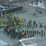 punches thrown during anti immigration protest in edmonton
