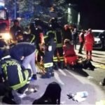 six people die duringa stampede at a rap concert in an italian nightclub