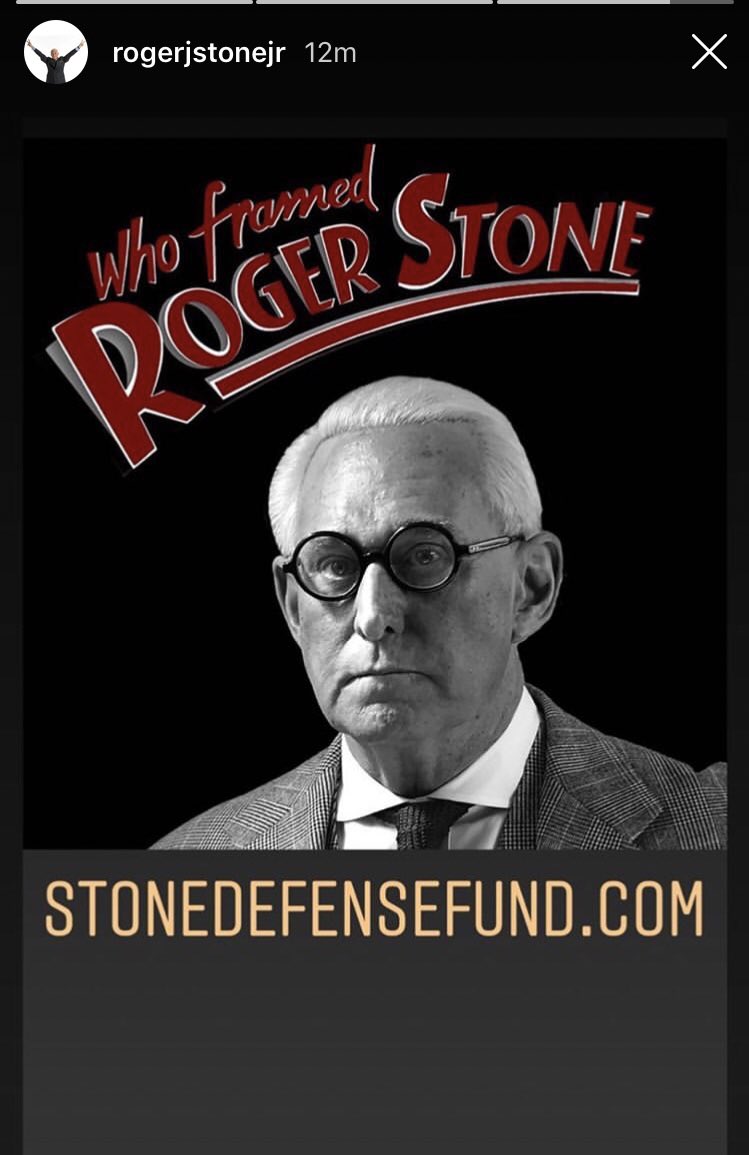 Mueller notifies judge that Roger Stone posted Instagram image that could violate gag order