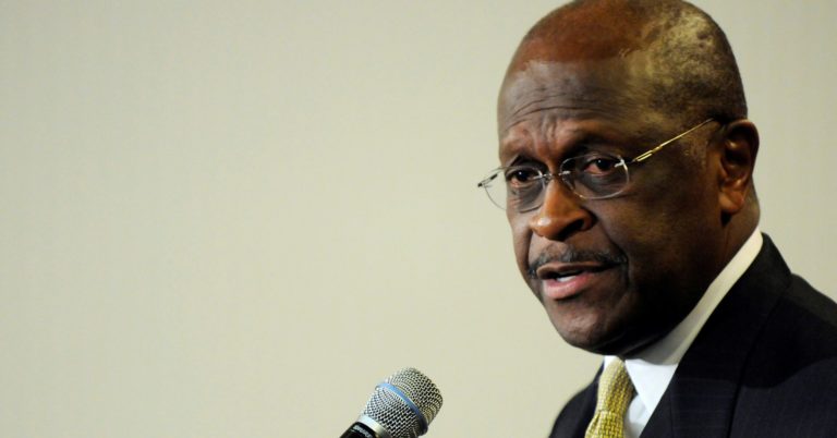 Herman Cain says he will not drop out of Fed Board consideration