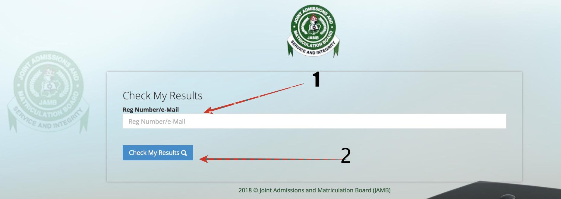 How to check Jamb result 2019