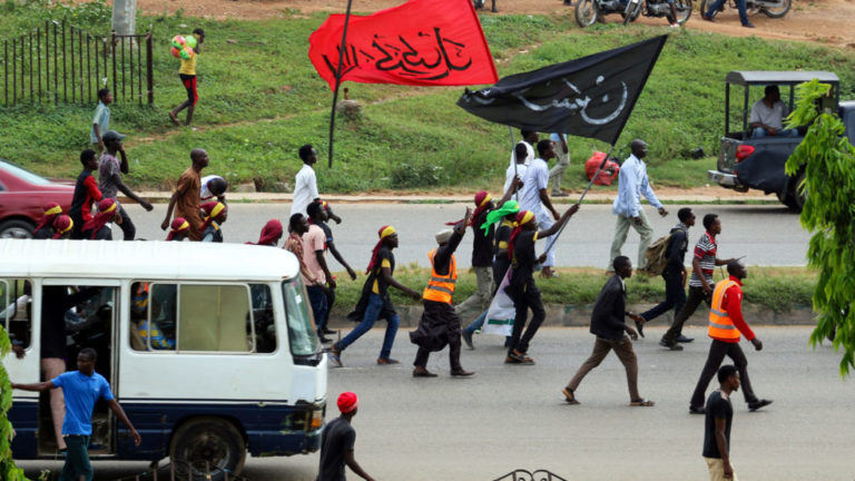 IMN extending its terror activities beyond Nigeria – CSO reacts as Shi’ites burn US, Israeli flags in Abuja