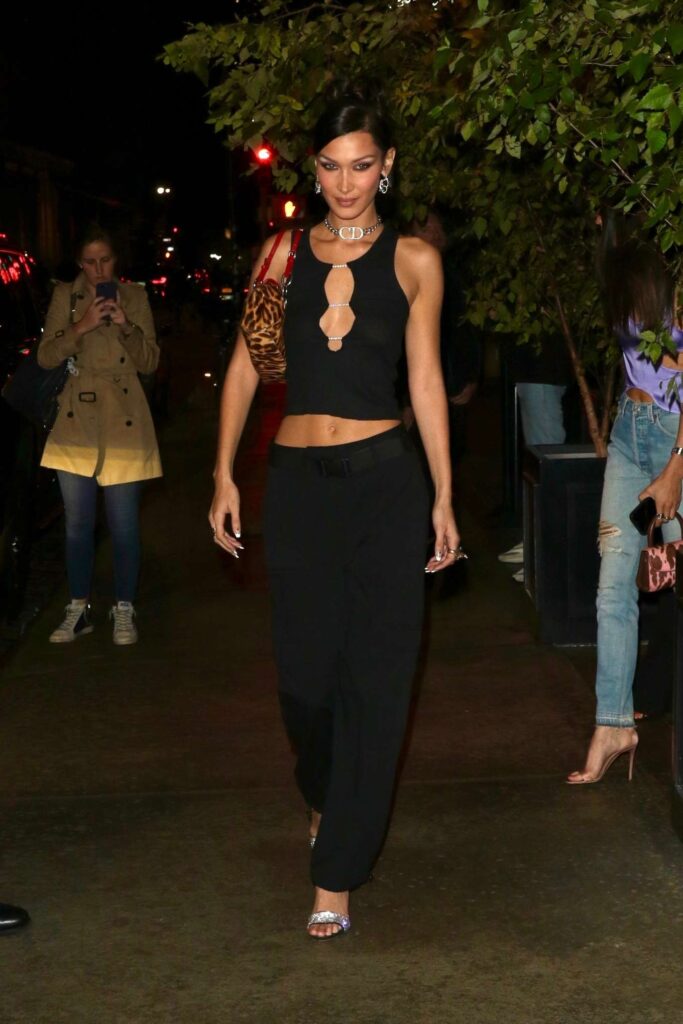 bella hadid seen at lavenue at saks for her birthday celebration with friends in new york city 5