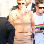 charlize theron arrives at jimmy kimmel live in los angeles 17