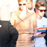 charlize theron arrives at jimmy kimmel live in los angeles 2