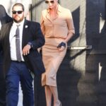 charlize theron arrives at jimmy kimmel live in los angeles 5