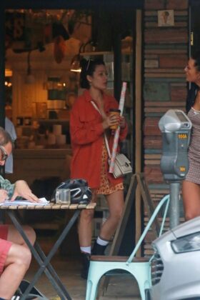 halsey shopping with a friend in studio city 12