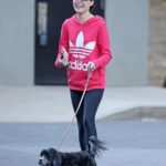 miranda cosgrove out with her dog penelope in la 14