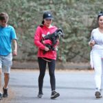 miranda cosgrove out with her dog penelope in la 7