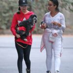 miranda cosgrove out with her dog penelope in la 8