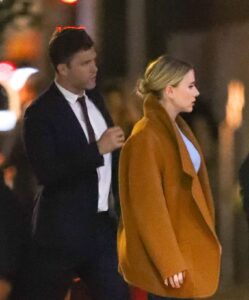 scarlett johansson and colin jost out and about in new york 7