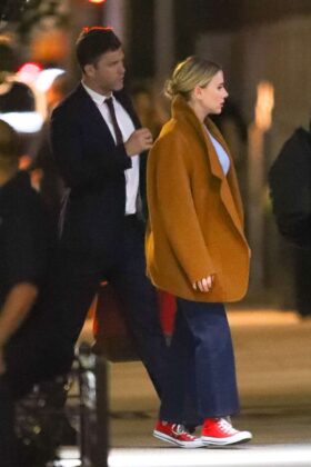 scarlett johansson and colin jost out and about in new york 9