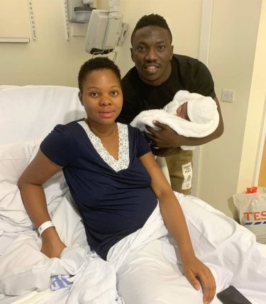 Super Eagles Player, Etebo Welcomes A Baby With His Wife (Photo)