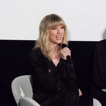 taylor swift at a fan event in tokyo 2