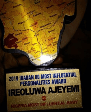 actress toyin abrahams son ire wins nigerias most influential baby of the year