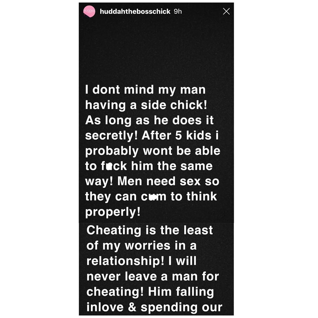 I Don’t Mind My Man Having A Side Chick’ – Huddah Monroe