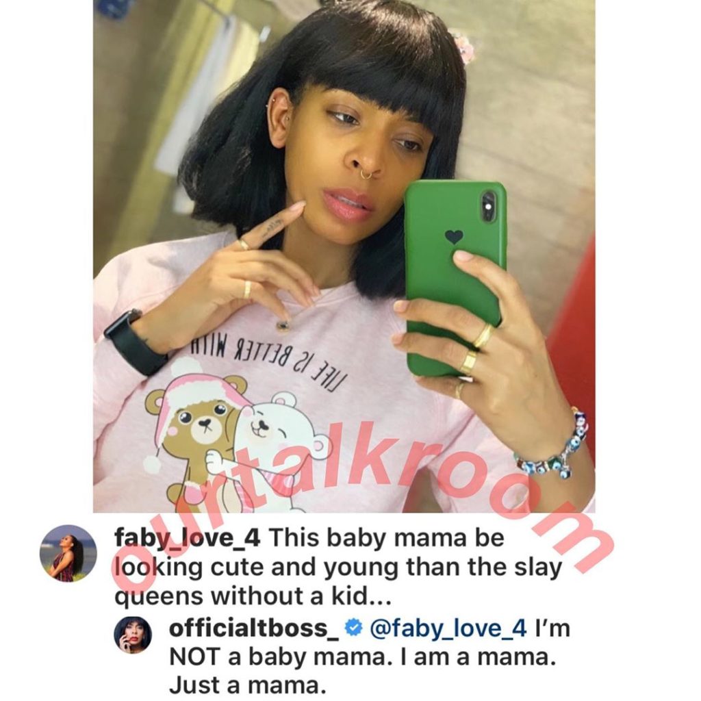 iam not a baby mama – bbnaija s tboss tells a follower