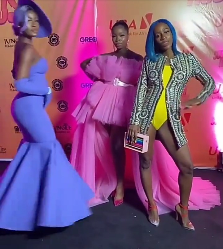 Photos: Toke Makinwa, Funke Akindele Bello, Others In Dazzling Outfits For Sugar Rush Movie Premiere
