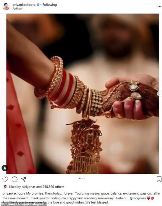 priyanka chopra and nick jonas celebrates their first wedding anniversary see photos 2