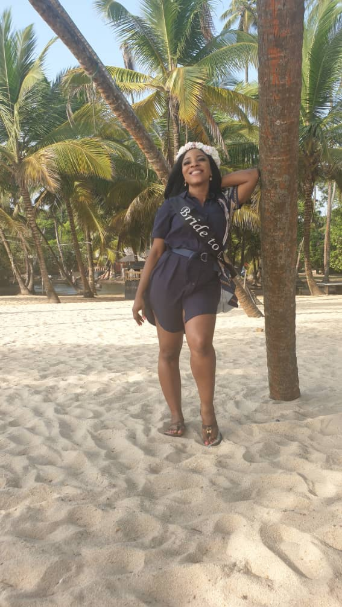 sandra ikeji gets a surprise all white bridal shower at the beach video 7
