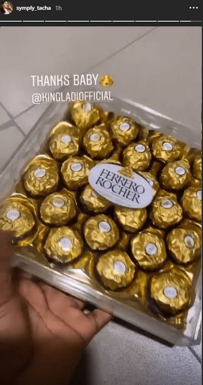 tacha receives special chocolate from boyfriend on her 24th birthday 1