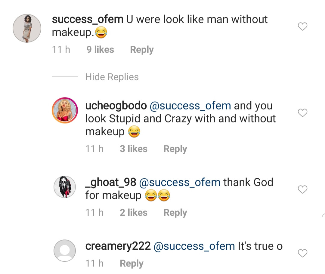 you look like a confused transgender uche ogbodo replies trolls who said she looks like a man in this photo 2
