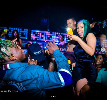 Zlatan Ibile Shares Pictures Of The Memorable Moment He Had With Cardi B