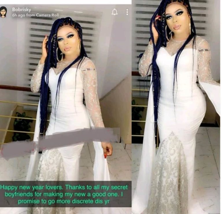 “Thanks To All My Secret Boyfriends, I Promise To Be More Discrete This Year” – Bobrisky said