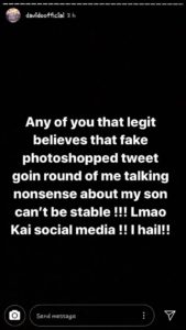 Davido Reply To Reports That He Is Not Ifeanyi’s Biological Father