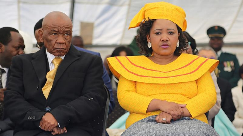 lesothos prime minister thomas thabane announces hell resign as police plans to charge him with murdering his estranged wife 1