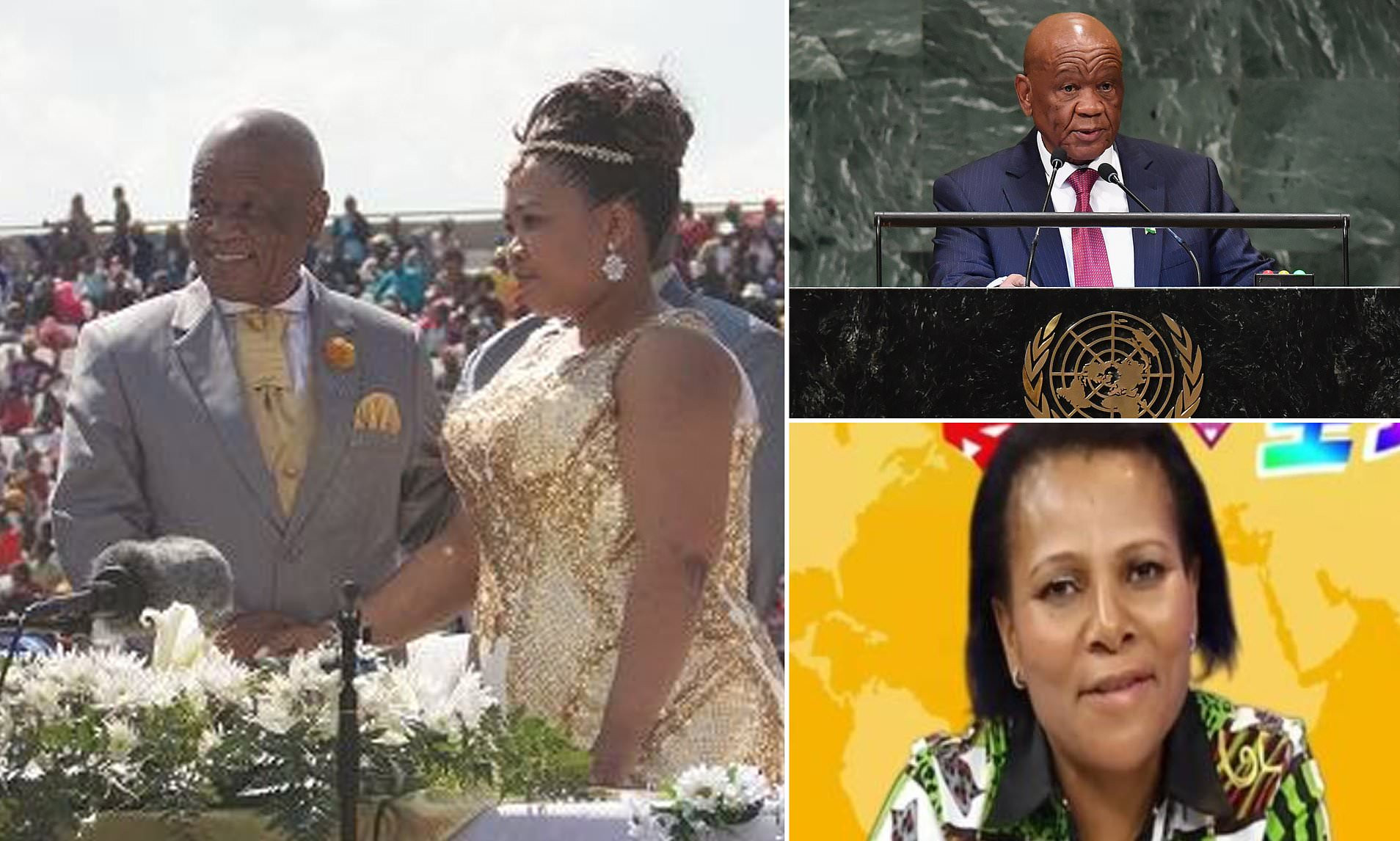 lesothos prime minister thomas thabane announces hell resign as police plans to charge him with murdering his estranged wife 2