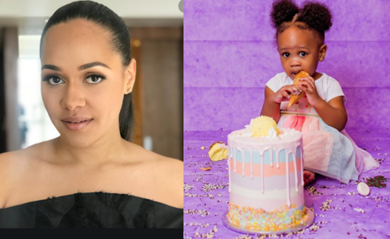 tania omotayo shares new photos of her daughter to celebrate her 1st birthday