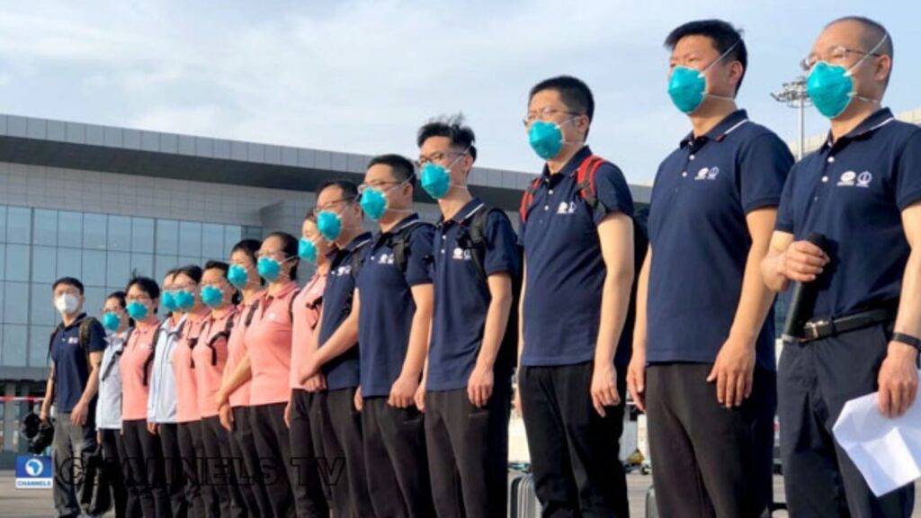 nigeria news coronavirus chinese doctors to begin work in nigeria as 14 day isolation period ends today