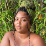 singer lizzo flaunts her boobs to ring in 32nd birthday photo