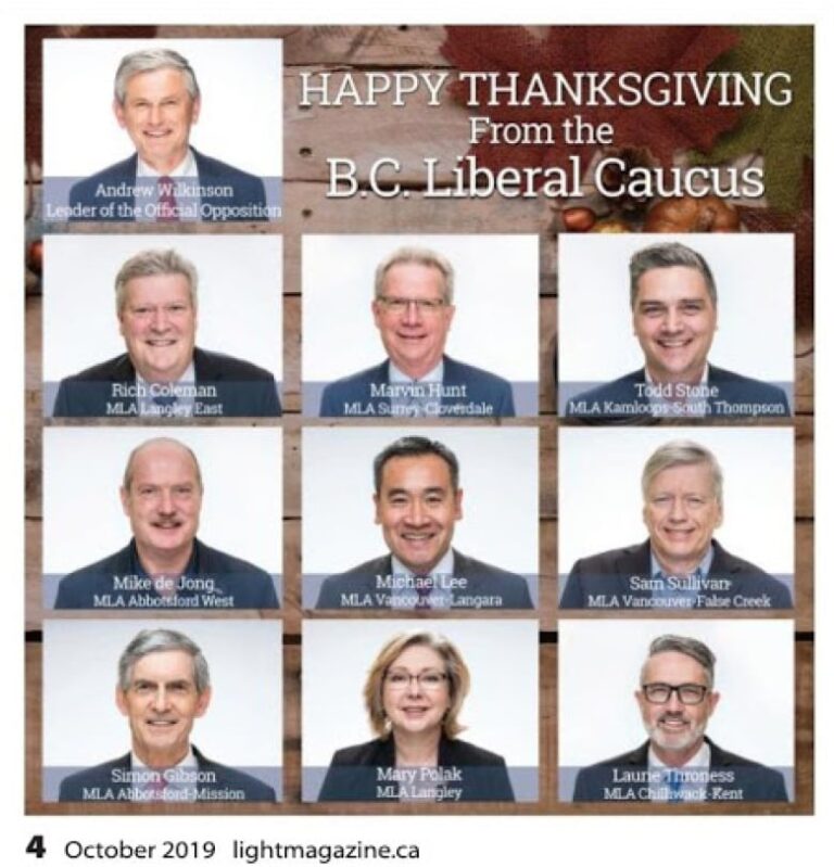 B.C. Liberals ran ads in Christian magazine that features content opposed to trans rights, assisted death