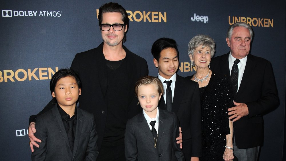 Is there tension between Angelina Jolie and Brad Pitt's parents?