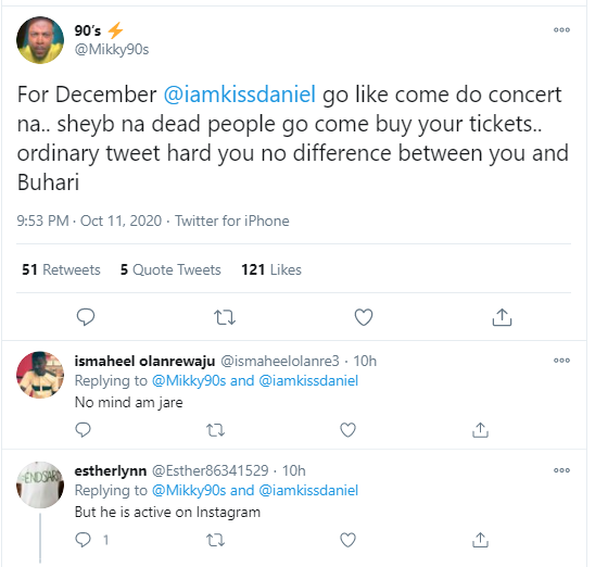 Angry Nigerians call out Dban