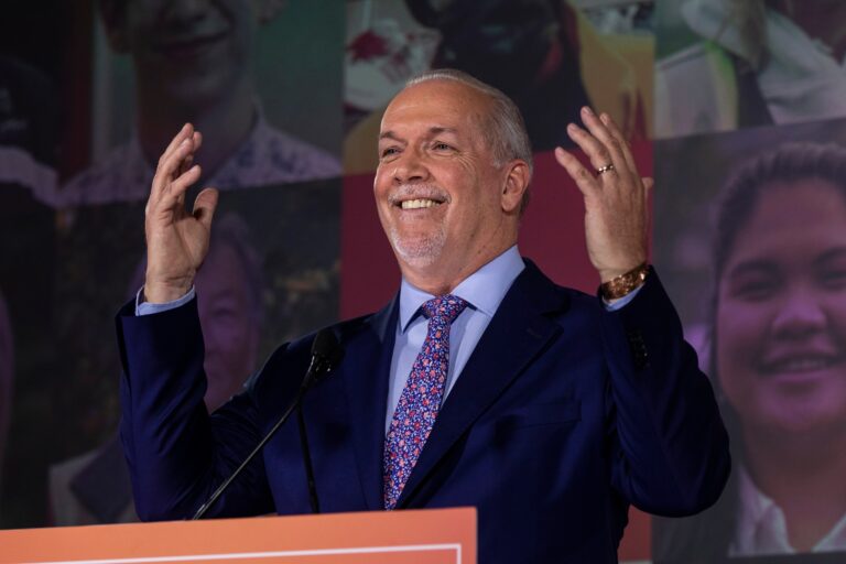 B.C. NDP will form decisive majority government, CBC News projects