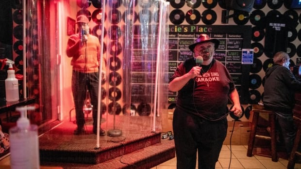 Hamilton karaoke bar lets customers sing in the shower during pandemic